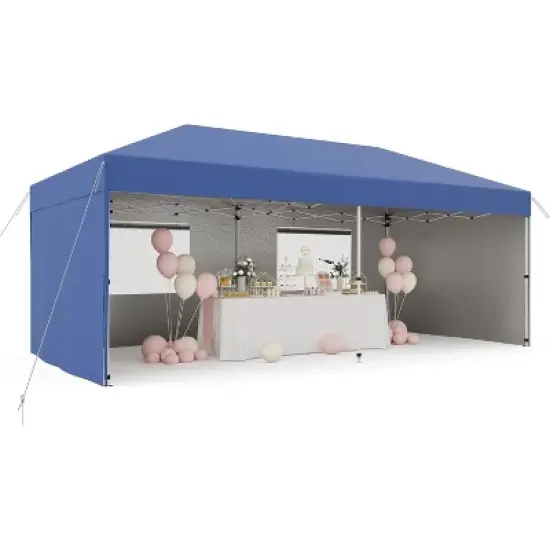 3x6 Meter Instant Canopy Tent, UV Protection Beach Shelter with Sandbags & Wheeled Case, Portable Event Tent for Camping, Outdoor Parties image {8}