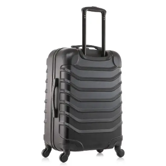 InUSA Endurance Lightweight Hardside Medium Checked Spinner Suitcase image {4}