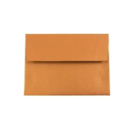 JAM Paper A6 Metallic Invitation Envelopes 4.75 x 6.5 Stardream Copper GCST651 image {2}