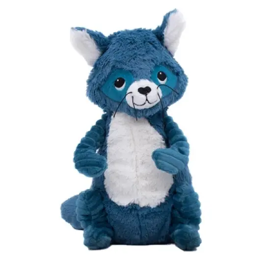 TriAction Toys Les Deglingos Ptipotos Netoitou the Raccoon Plush | Blue image {1}