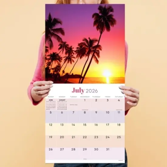 TF Publishing 13.5"x14.5" 2026 Sunsets Wall Calendar image {3}