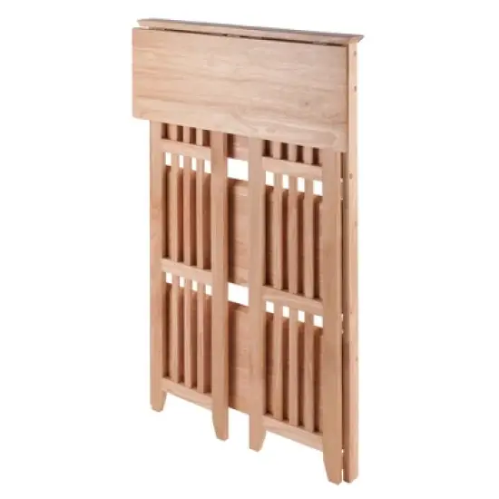 42" 4 Tier Foldable Bookshelf Natural - Winsome image {5}