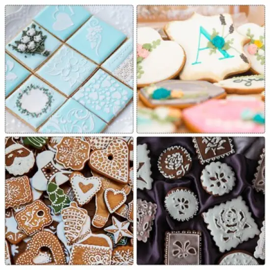 Unique Bargains Silicone Heat Resistant Cupcake Liners Heart Shape Baking Cups 18 Pcs image {5}