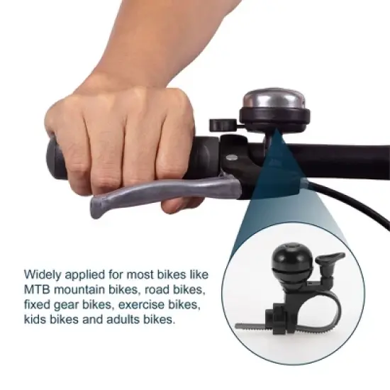 Unique Bargains Adults Crisp Ringing Mountain Bike Trigger Bell image {2}
