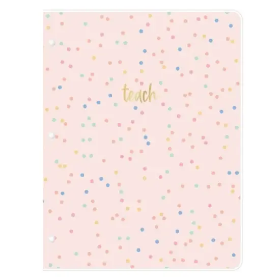 Blue Sky 8.5"x11" 2025-2026 Monthly Teacher Lesson Stapled Planner Clear Cover Mira Pink, Teacher Supplies image {10}