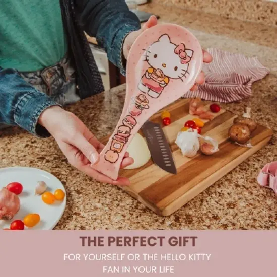 Silver Buffalo Sanrio Hello Kitty Stacked Snacks Ceramic Spoon Rest image {6}