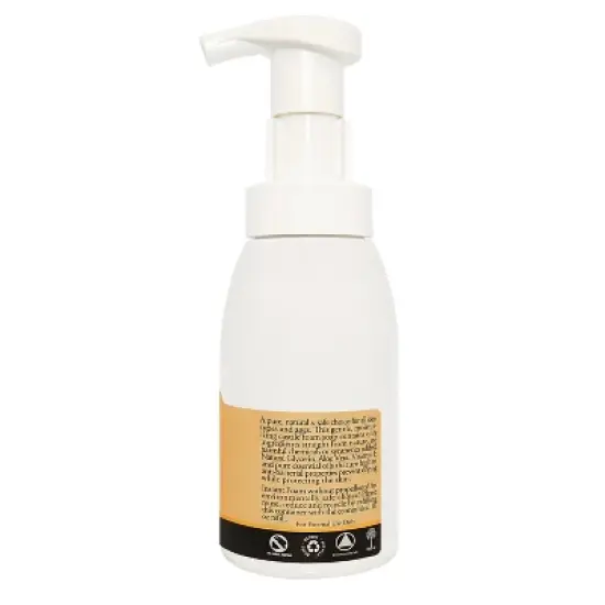 Plantlife Vanilla Orange Foam Soap &ndash; Gentle, Moisturizing, Plant-Based &ndash;for Hand & Body Wash, Shaving, Kids&rsquo; Foaming Fun &ndash; 8.5oz image {2}