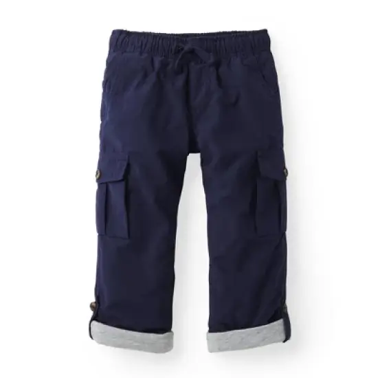 Hope & Henry Boys' Lined Pull-On Cargo Pants, Infant image {5}