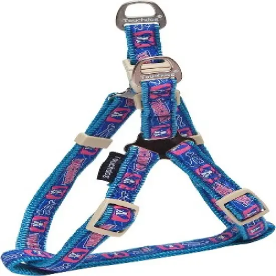 Touchdog  'Bone Patterned' Tough Stitched Dog Harness and Leash image {1}