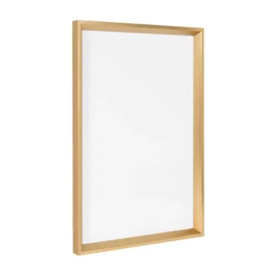 25.5" x 16.5" Calter Framed Magnetic Dry Erase Board Gold - Kate and Laurel image {1}