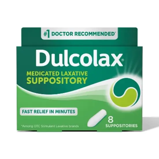Dulcolax Gentle and Predictable Fast Relief Laxative Suppositories - 8ct image {10}