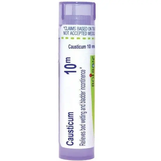 Causticum 10M by Boiron Homeopathic Single Medicine For Personal Care  -  80 Pellet image {10}