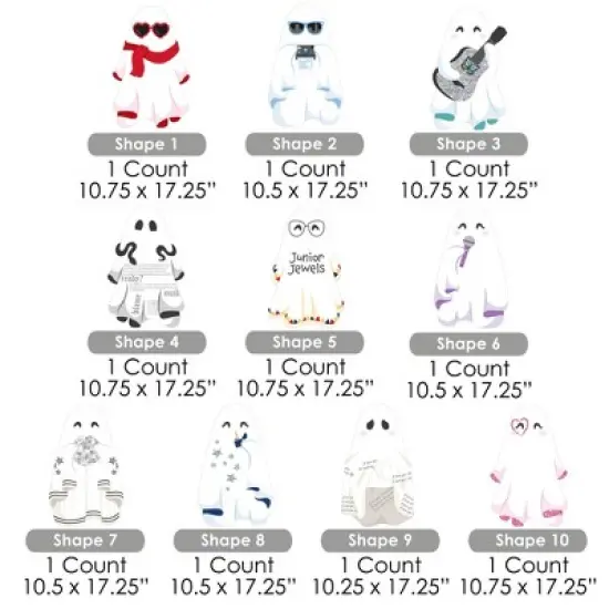 Big Dot of Happiness In My Spooky Era - Ghost Yard Sign Outdoor Lawn Decorations - Ghost Concert Halloween Party Yard Signs image {5}