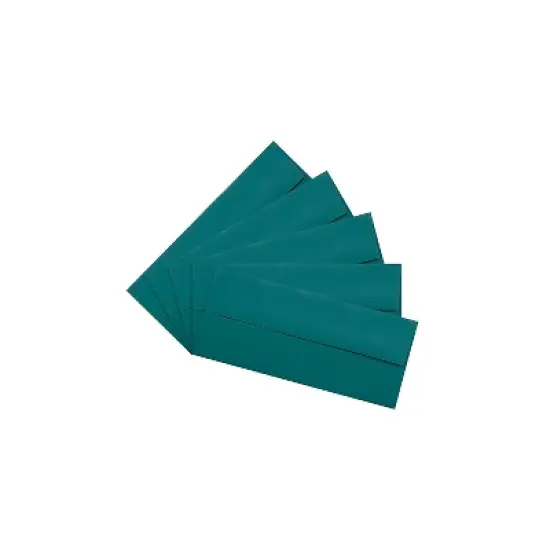 JAM Paper #10 Business Envelopes 4.125 x 9.5 Teal 63924024I image {2}
