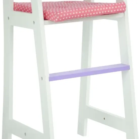 Olivia's Little World Little Princess Kids Baby Doll High Chair, Purple image {4}