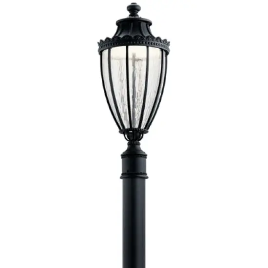Kichler Lighting Wakefield 1 - Light Post Light in  Textured Black image {1}