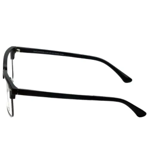 Calabria Vivid 257 Black 52 mm Semi-Rimless Designer Reading Glasses +0.25 image {2}