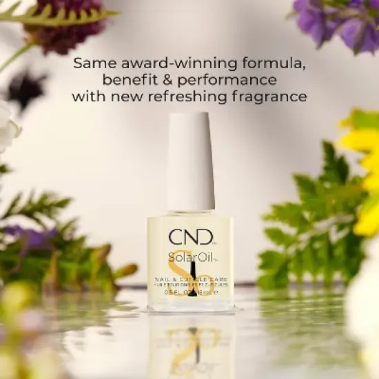 CND Essentials Solar Oil Nail Cuticle Conditioner | Synergistic blend of naturally light oils and Vitamin E, designed to deeply penetrate - (4 oz) image {2}