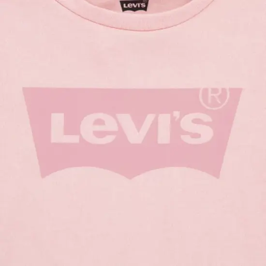 Levi's&reg; Girls' Short Sleeve Batwing Graphic T-Shirt - Pink image {1}
