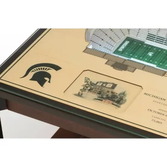 NCAA Michigan State Spartans 25-Layer StadiumViews Lighted End Table image {3}