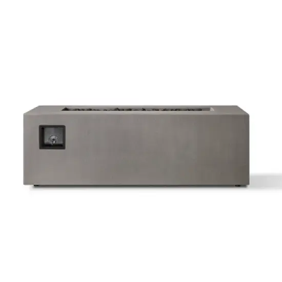 Caraga Casual Rectangle Natural Gas Fire Table Flint - Jensen Co. image {2}