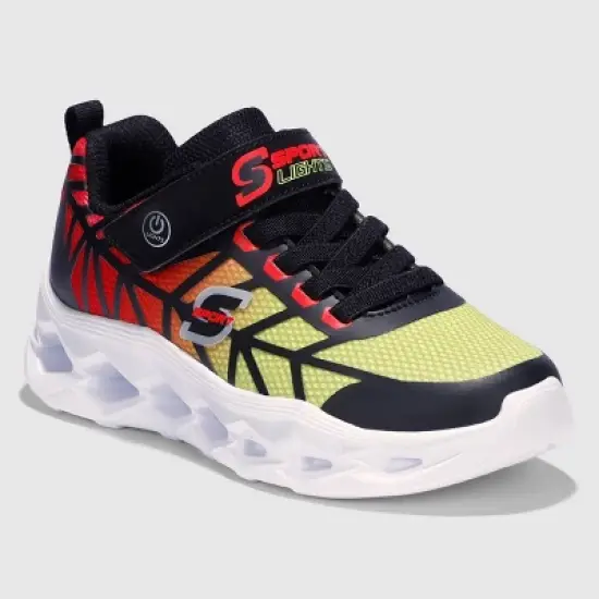 S Sport by Skechers Boys' Hernan Light-Up Sneakers Red image {4}