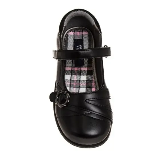 French Toast Girls School Shoes with Buckle Flower Details (Little Kids) image {3}