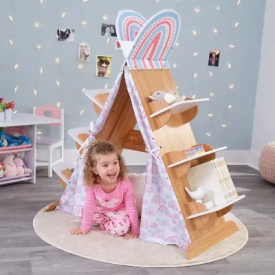 KidKraft Book Nook Tent with Shelves image {1}