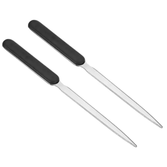 Unique Bargains Stainless Steel Envelope Slitter Lightweight Handle Letter Opener 2 Pcs image {5}
