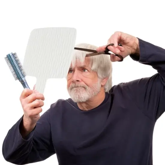 Unique Bargains Hand Mirror with Handle 1 Piece image {4}