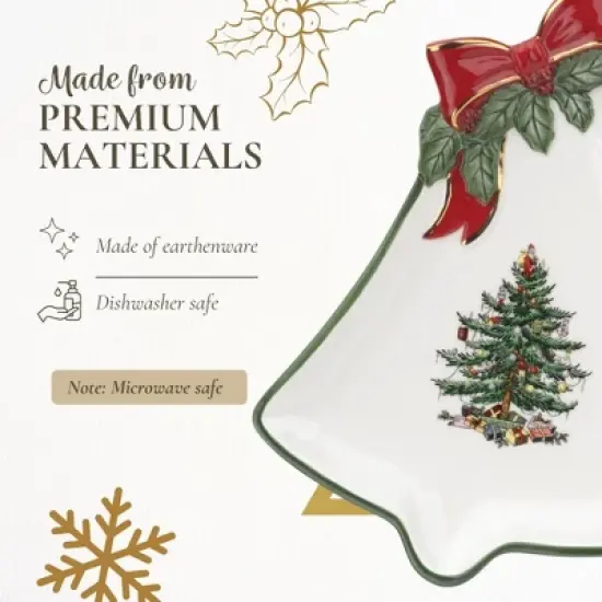 Spode Christmas Tree Ribbon Bell Dish image {3}