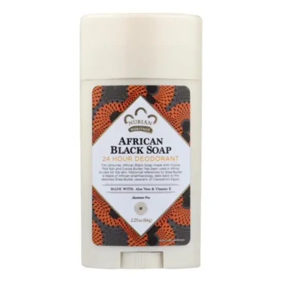 Nubian Heritage African Black Soap Deodorant - 2.25 oz image {5}