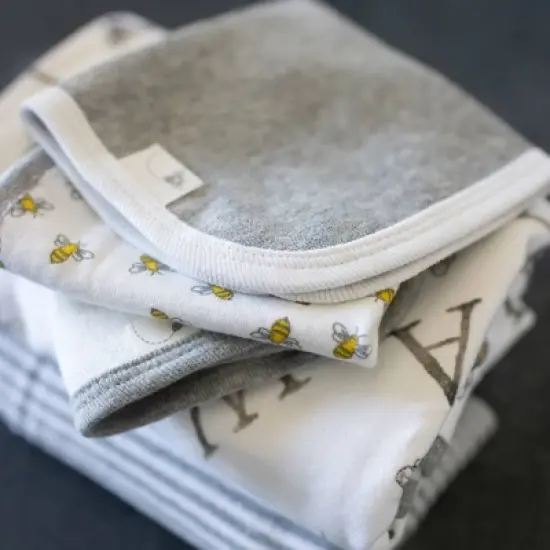 Burt's Bees Baby&reg; Washcloths - White image {2}