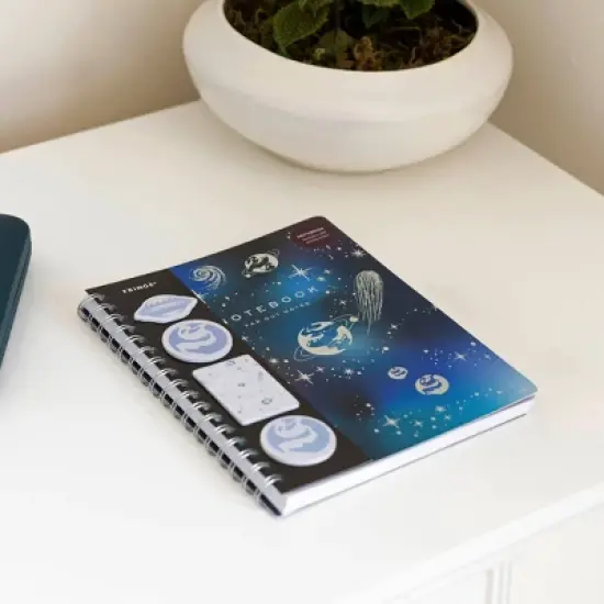 FRINGE Paperback Spiral Notebook with Sticky Notes Spacey Notes image {4}