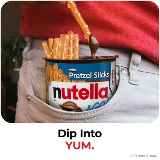 Nutella and Go! Hazelnut Spread with Pretzel Sticks - 19oz/10ct image {3}