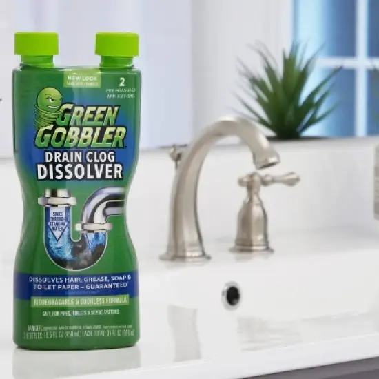Green Gobbler Drain Clog Dissolver - 31oz image {3}