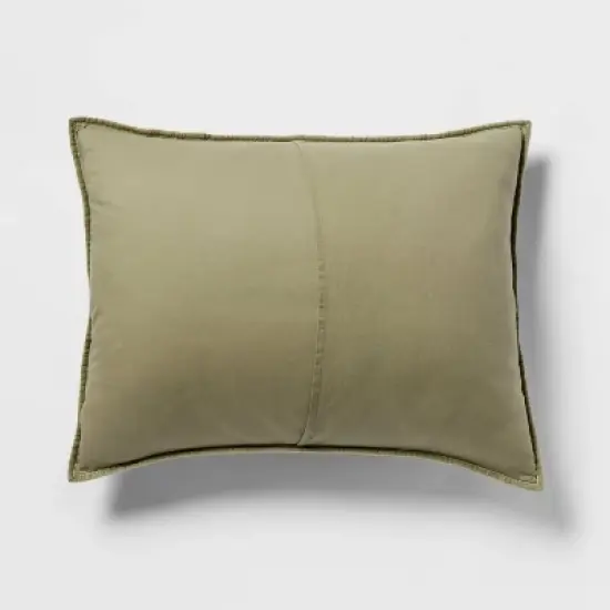 Channel Stitch Velvet Quilt Sham - Threshold image {3}