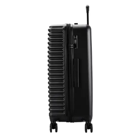 InUSA Ally Lightweight Hardside Large Checked Spinner Suitcase image {3}