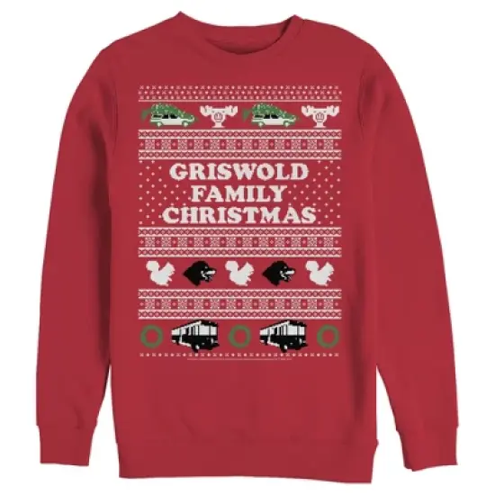 Men's National Lampoon's Christmas Vacation Griswold Family Christmas Ugly Sweater Sweatshirt image {3}