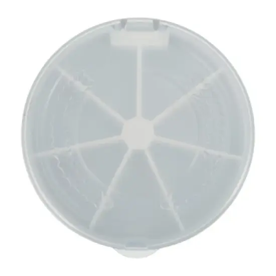 Unique Bargains 7 Grid Round Pill Case 1 Pc image {7}
