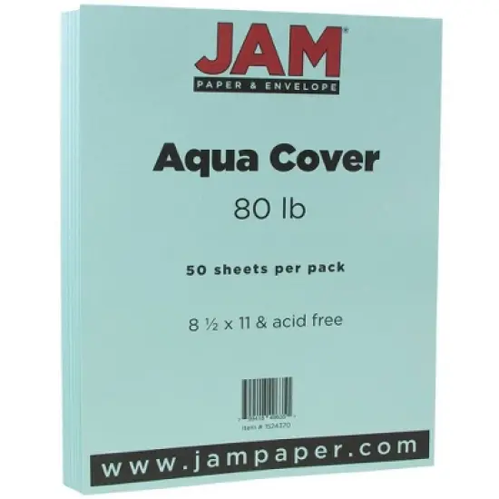 JAM Paper 50pk Basis 80lb Cardstock Paper 8.5" x 11" image {3}