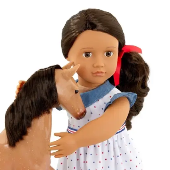 Our Generation Daria with Foal 18" Doll & Horse Set image {2}