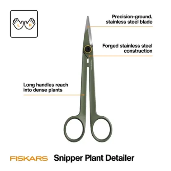Fiskars 2" Plant Snips Garden Shear image {2}