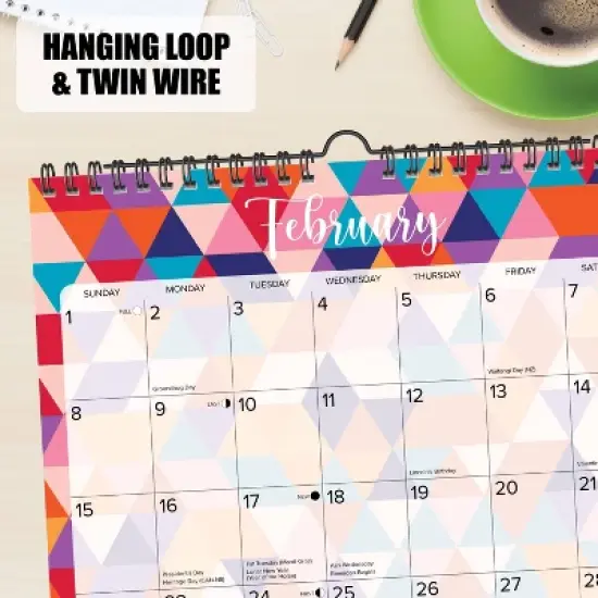 Willow Creek Press 12"x12" 2026 Geometric Spiral Wall Calendar image {4}