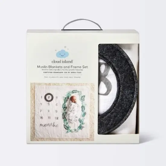 Muslin Blanket and Frame Set - Cloud Island&trade; image {3}