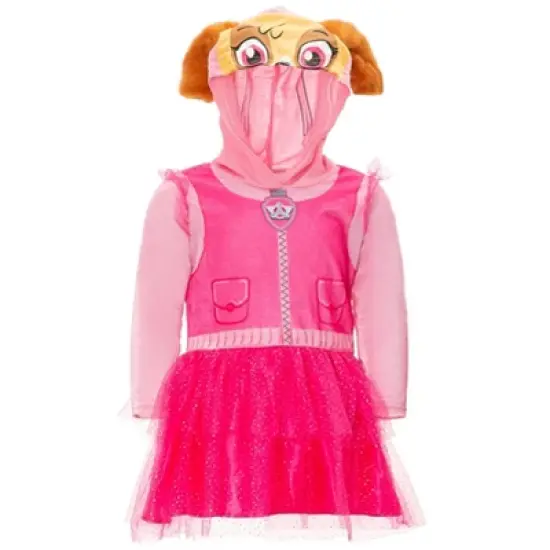 Nickelodeon Paw Patrol Skye Everest Girls Cosplay Tulle Costume Dress and Tights Infant to Little Kid image {2}