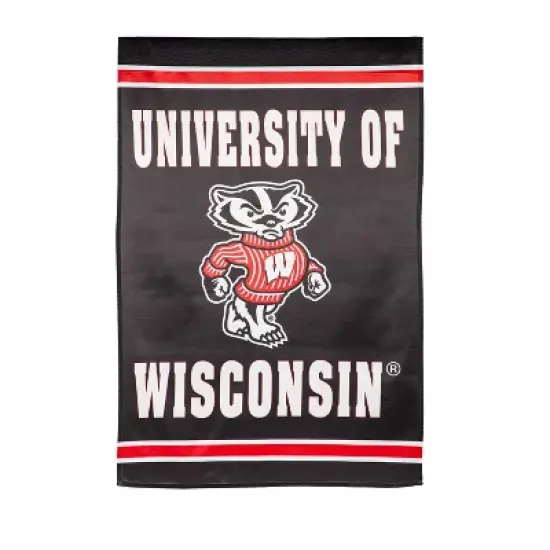 Embossed Suede Flag, GDN Size, University of Wisconsin-Madison image {4}