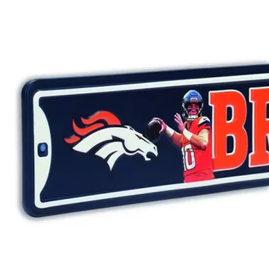 NFL Denver Broncos Metal Wall Sign image {3}