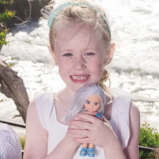 Adora Fairy Garden Friends - 6 inch Interactive Doll with Magical Hair - Bluebell image {4}