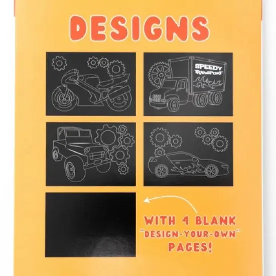 Scratch Art Book Vehicles Craft Activity Kit - Bullseye's Playground&trade; image {2}